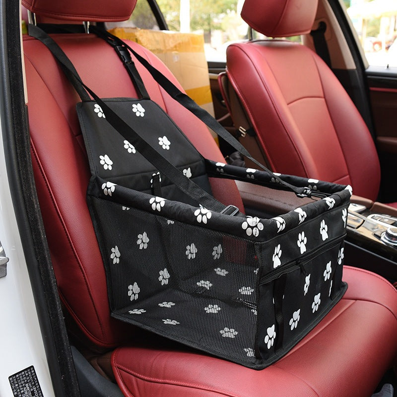 Amazon hot sale car pet mat bear paw pet car mat waterproof travel pet seat cushion pet kennel