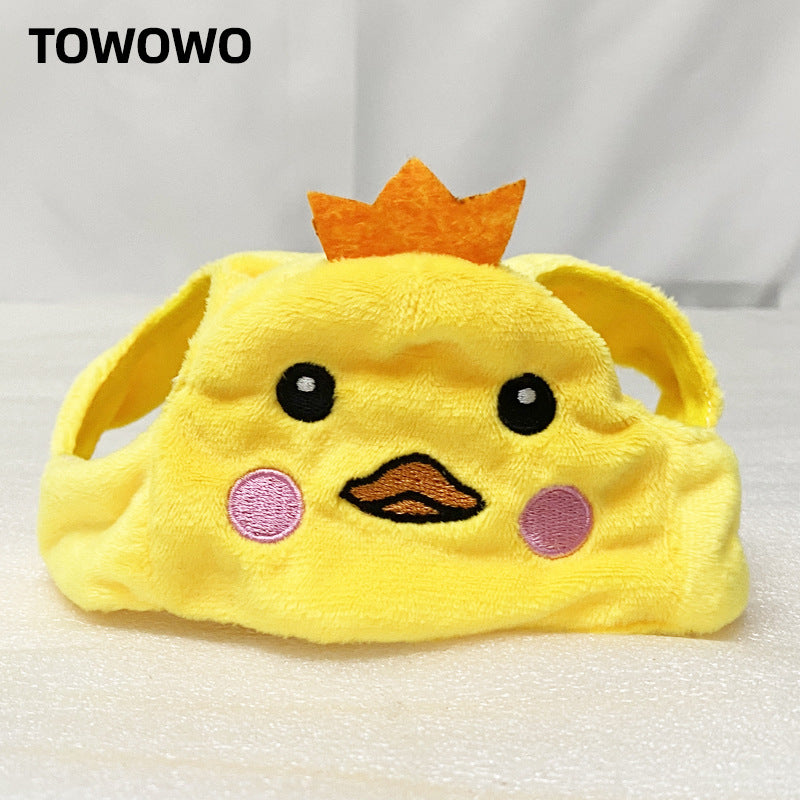 New Year Pet Christmas Hat Cat Cute Pet Head Clothing Supplies Transformed into Panda Small Dog and Cat Toy Headgear