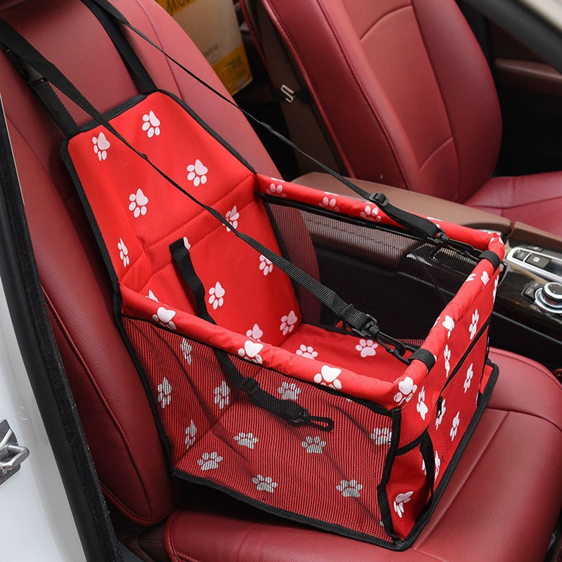 Amazon hot sale car pet mat bear paw pet car mat waterproof travel pet seat cushion pet kennel