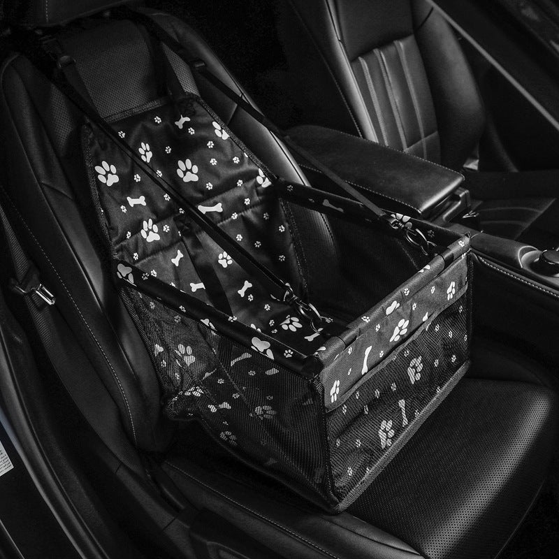 Amazon hot sale car pet mat bear paw pet car mat waterproof travel pet seat cushion pet kennel