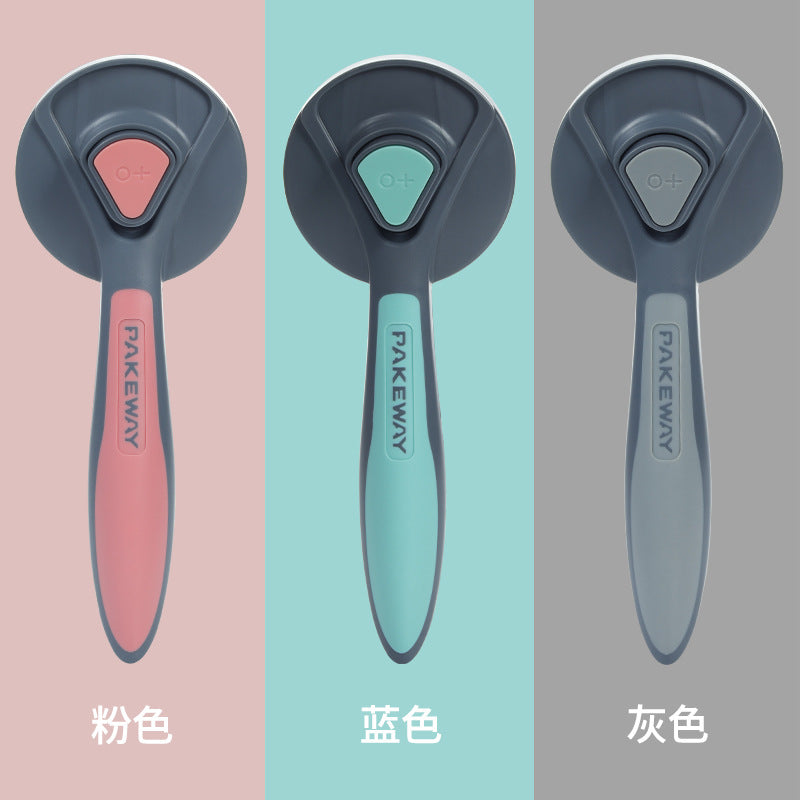 One-click hair removal massage, cat comb, pet hair removal cleaner, self-cleaning needle comb, dog-shaped pet comb