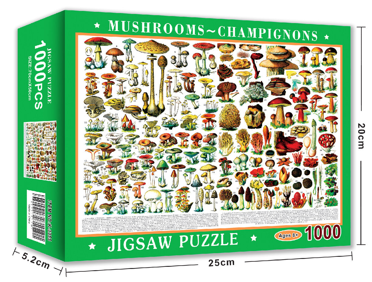 1000 piece puzzle Christmas gift Halloween toy cross-border Amazon adult landscape painting puzzle customization