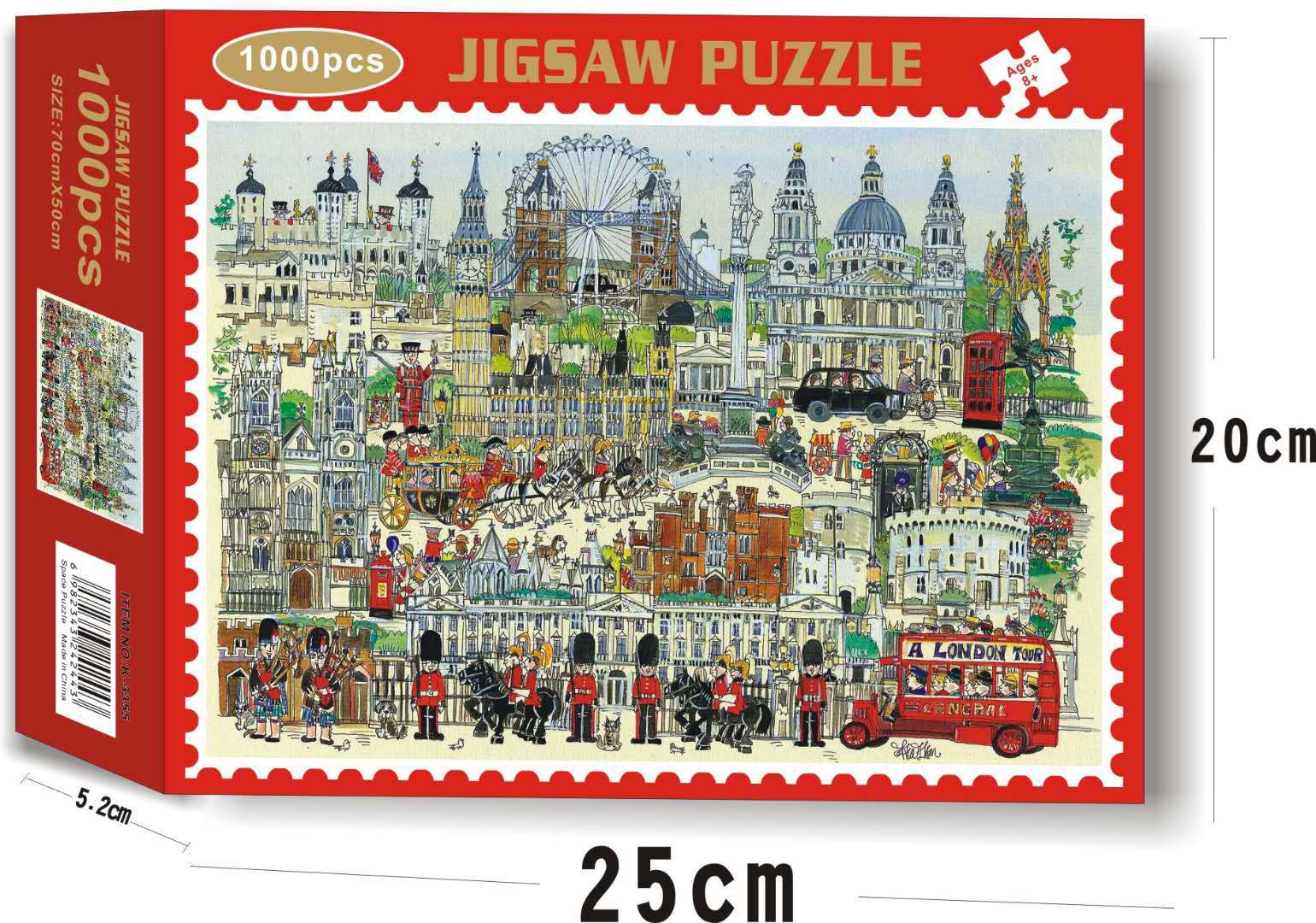 1000 piece puzzle Christmas gift Halloween toy cross-border Amazon adult landscape painting puzzle customization