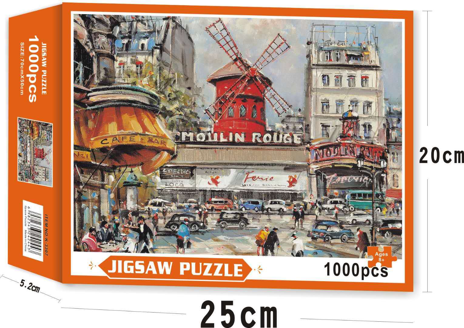 1000 piece puzzle Christmas gift Halloween toy cross-border Amazon adult landscape painting puzzle customization