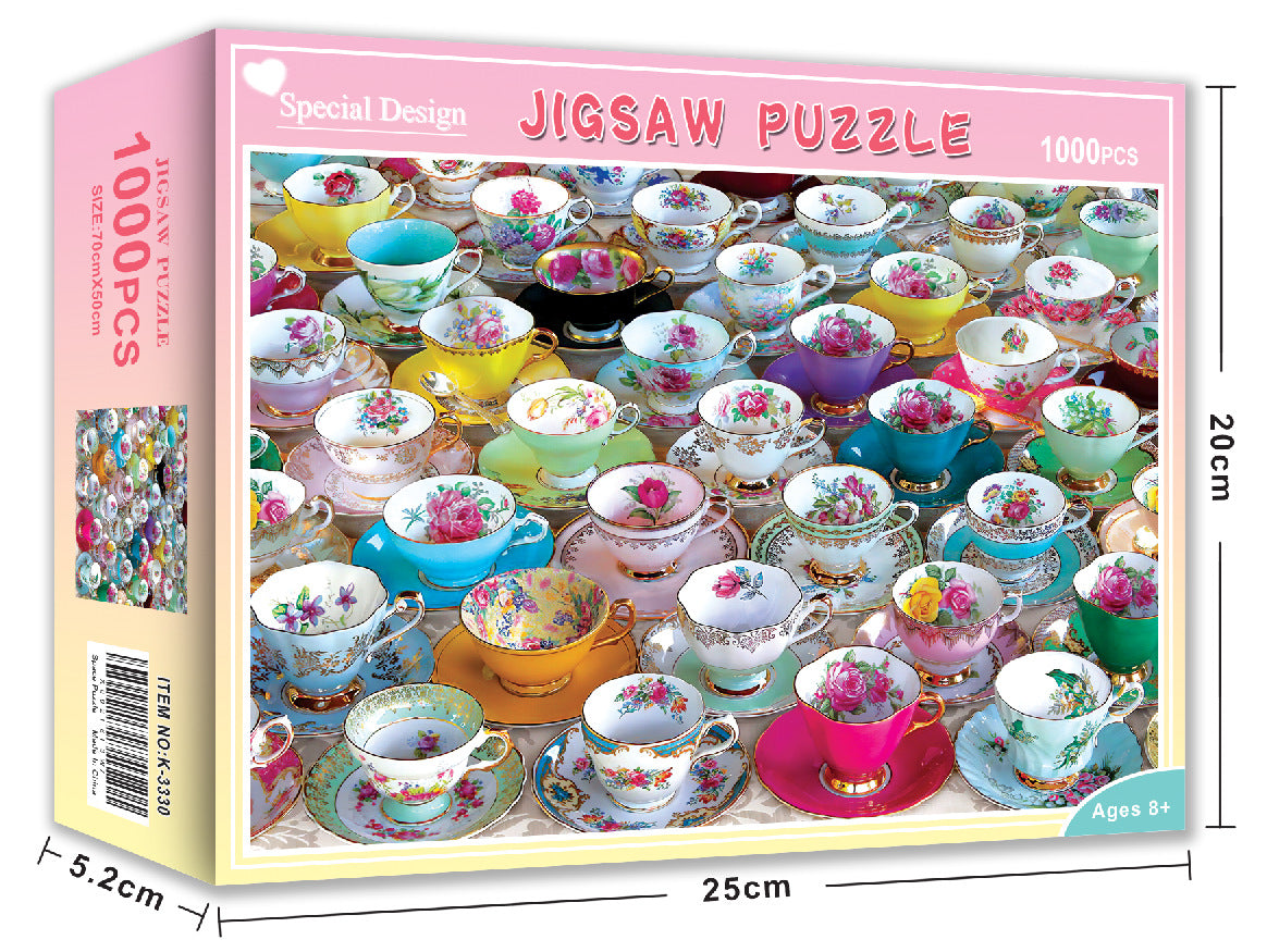 1000 piece puzzle Christmas gift Halloween toy cross-border Amazon adult landscape painting puzzle customization