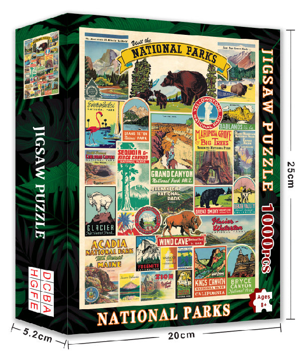 1000 piece puzzle Christmas gift Halloween toy cross-border Amazon adult landscape painting puzzle customization