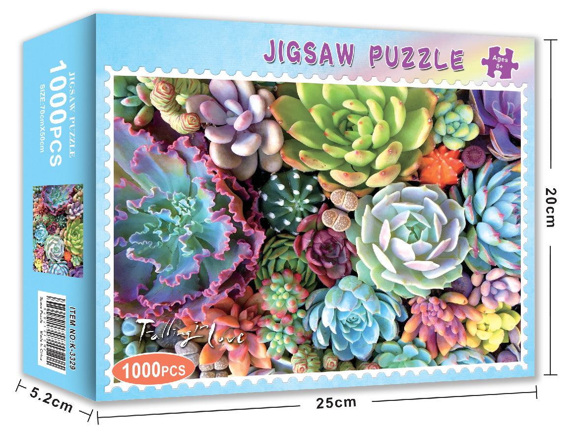 1000 piece puzzle Christmas gift Halloween toy cross-border Amazon adult landscape painting puzzle customization