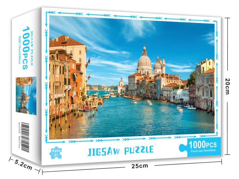1000 piece puzzle Christmas gift Halloween toy cross-border Amazon adult landscape painting puzzle customization