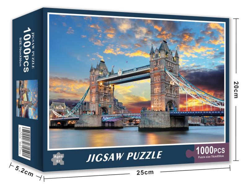 1000 piece puzzle Christmas gift Halloween toy cross-border Amazon adult landscape painting puzzle customization
