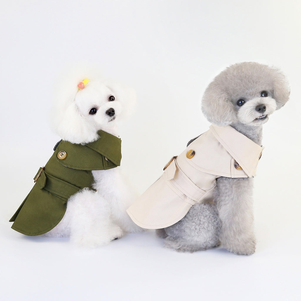 Pet clothes dog clothes autumn new 20 European and American three-color windbreaker small dog pet clothing winter clothes wholesale