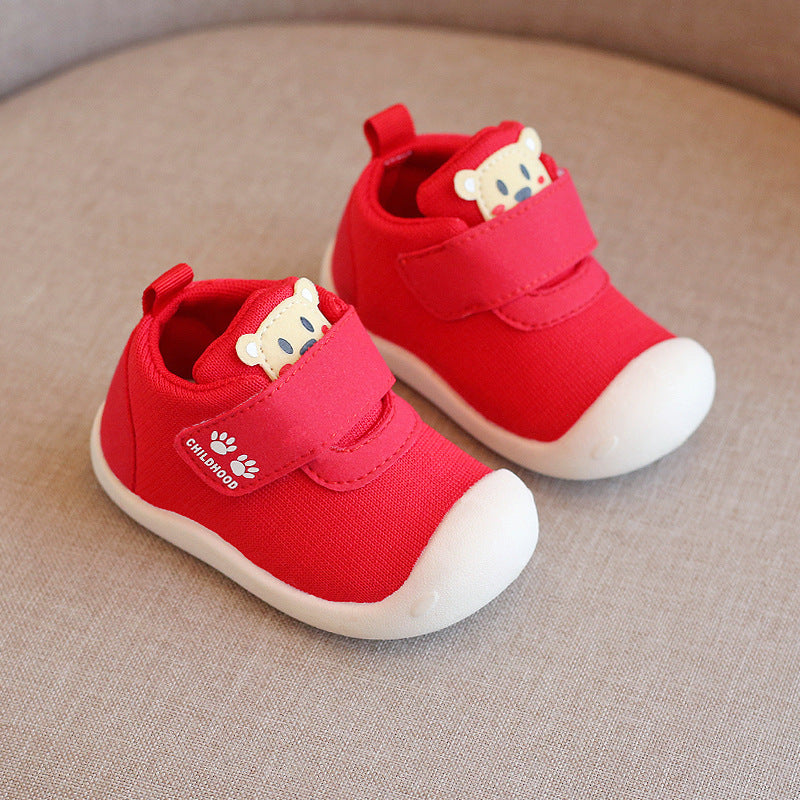 Children's shoes 2020 spring and autumn new baby toddler shoes baby soft sole boys and girls knitted indoor shoes wholesale