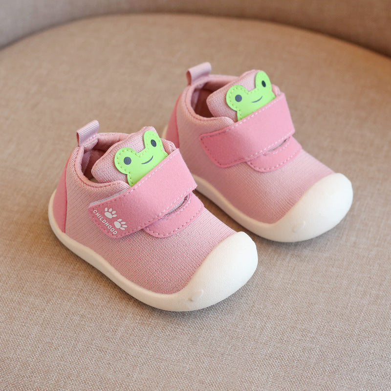 Children's shoes 2020 spring and autumn new baby toddler shoes baby soft sole boys and girls knitted indoor shoes wholesale