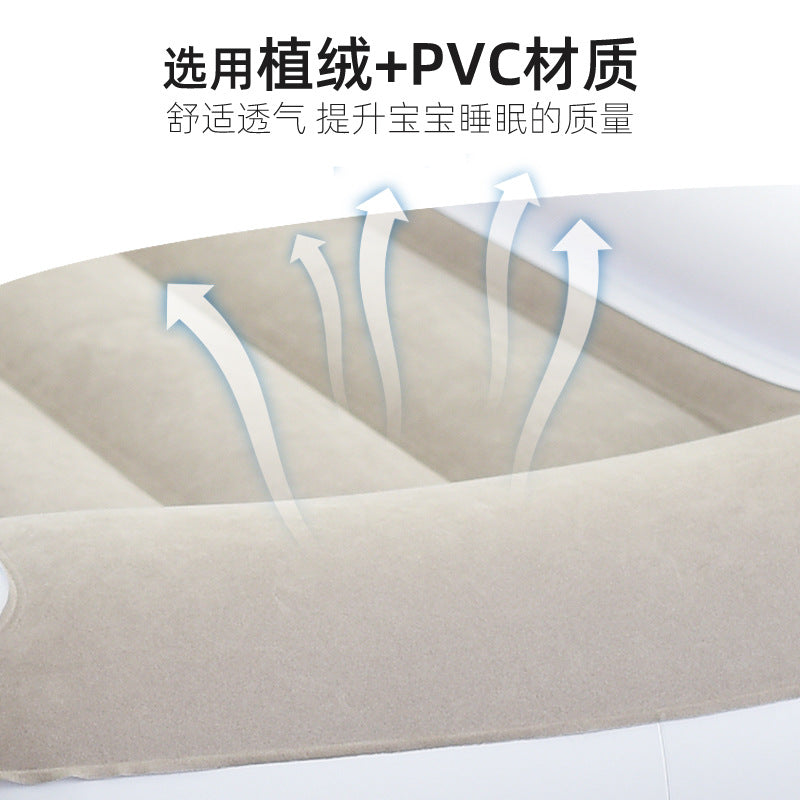 Manufacturers in stock children's car inflatable bed high-speed rail airplane car travel mattress baby mattress folding air bed