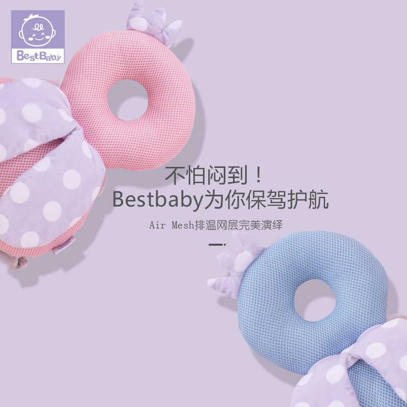 Children's anti-fall head pillow baby toddler anti-collision head protection pillow baby breathable anti-fall head pad factory direct sales
