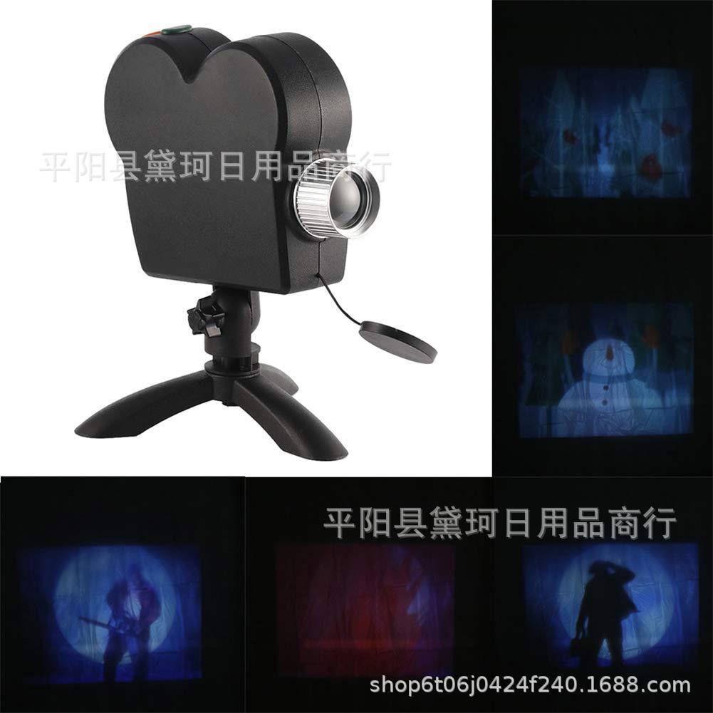 Cross-border Christmas and Halloween projection lights window projector projection lights Christmas star lights