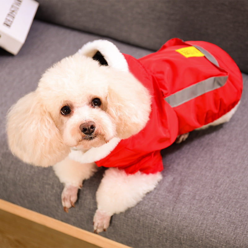 Dog clothes trendy brand Teddy Korean version Corgi four-legged spring and autumn thin small dog puppy pet cute autumn and winter clothing