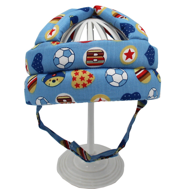 2023 New Baby Toddler Protective Hat Baby Learning to Walk Anti-collision Safety Helmet Children's Anti-fall Cotton Helmet