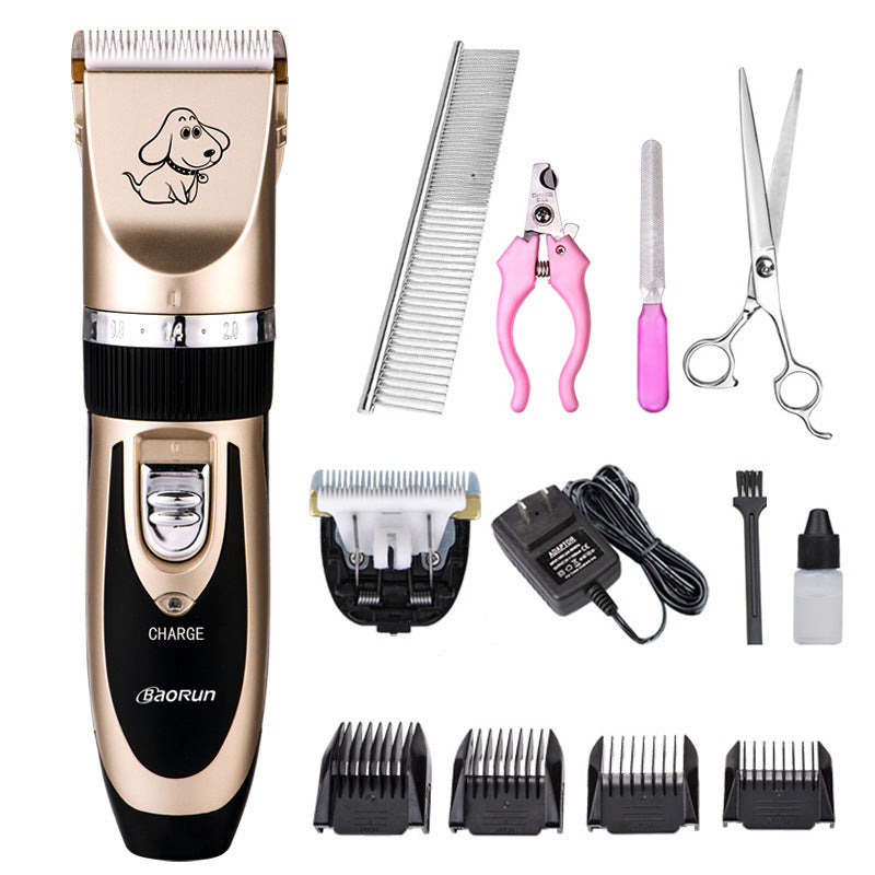 Baorun pet hair clippers dog hair shaver Teddy shaved feet artifact professional cat hair clippers hair cutting tool