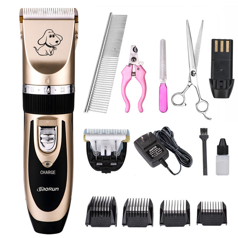 Baorun pet hair clippers dog hair shaver Teddy shaved feet artifact professional cat hair clippers hair cutting tool