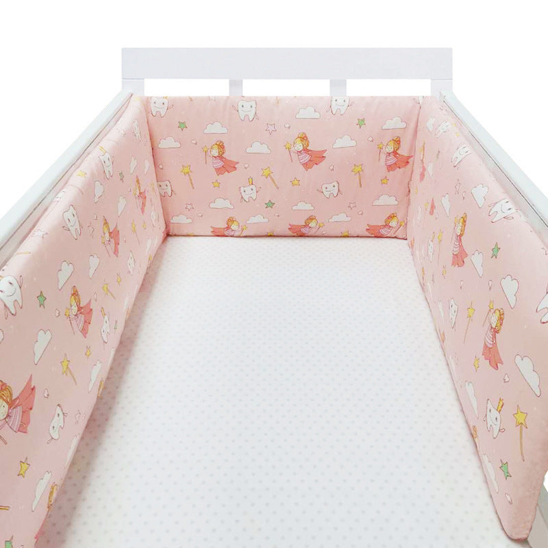 Baby Four Seasons Bed Fence Baby Children Anti-fall Cotton Bed Wai Cotton Children's Bed Fence