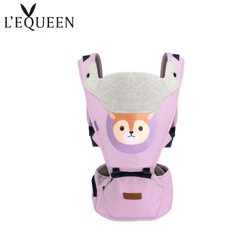 LEQUEEN baby carrier for going out, simple, multifunctional, four-season waist stool, baby front-holding, lightweight baby-holding artifact
