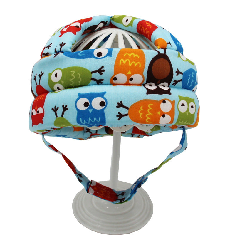 2023 New Baby Toddler Protective Hat Baby Learning to Walk Anti-collision Safety Helmet Children's Anti-fall Cotton Helmet