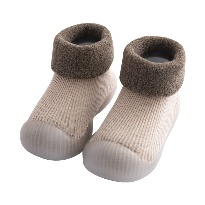 New autumn/winter baby toddler shoes soft bottom non-slip home children's indoor shoes waterproof floor socks socks shoes