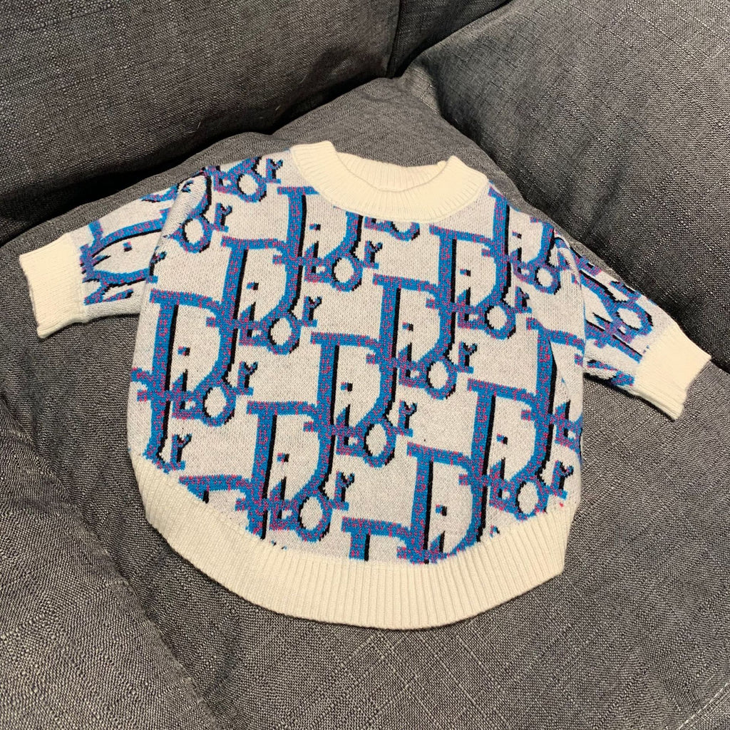 Pet trendy brand Internet celebrity clothes dog cat French dog Teddy Schnauzer Internet celebrity puppy autumn and winter sweatshirt sweater