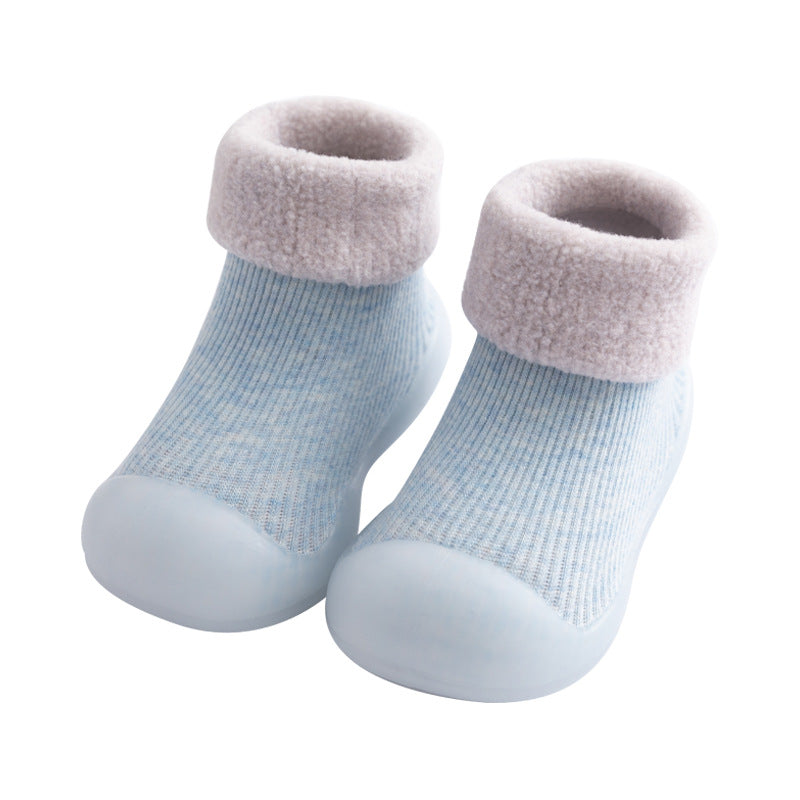 New autumn/winter baby toddler shoes soft bottom non-slip home children's indoor shoes waterproof floor socks socks shoes