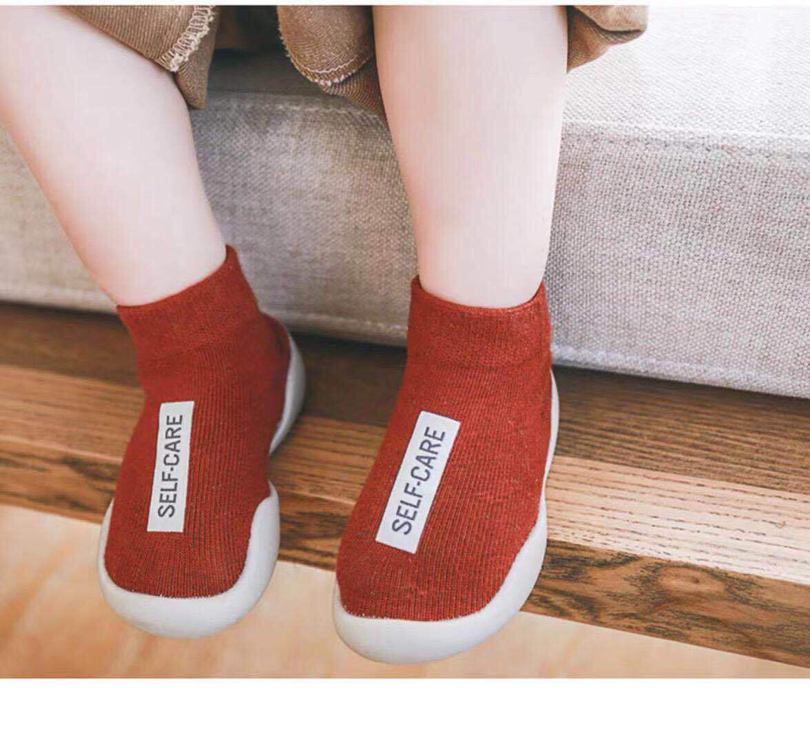 Baby toddler shoes, soft bottom, non-slip spring and autumn baby socks, shoes, indoor and outdoor walking