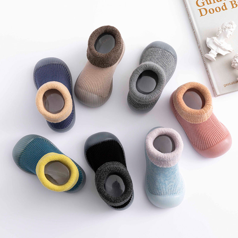 New autumn/winter baby toddler shoes soft bottom non-slip home children's indoor shoes waterproof floor socks socks shoes