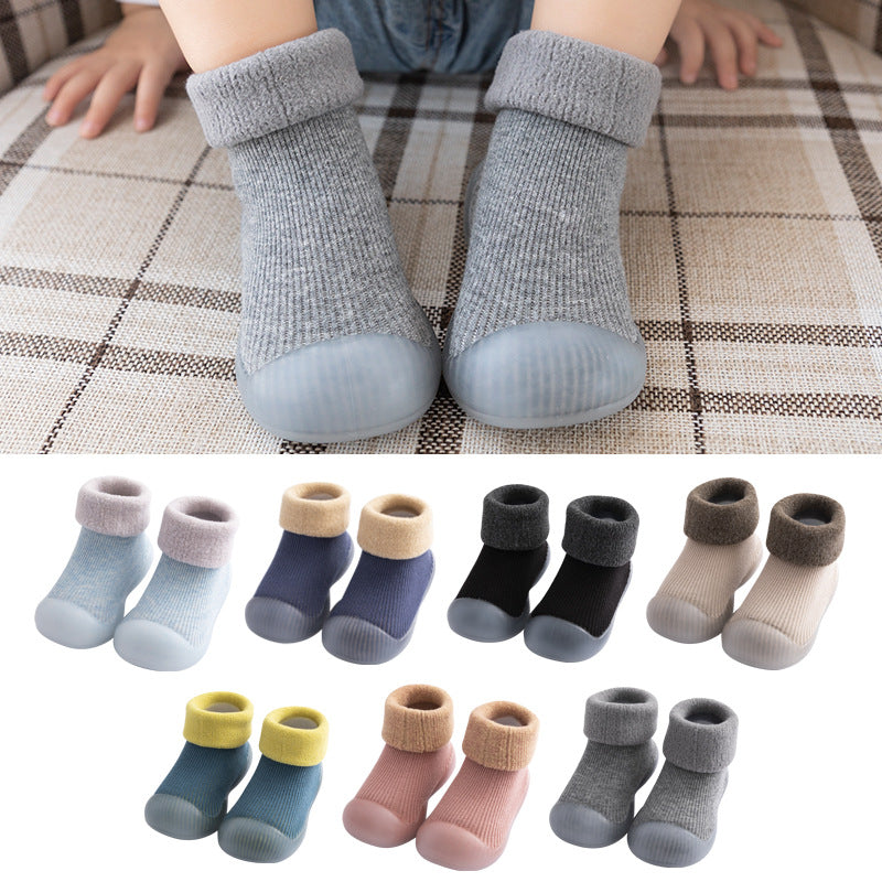 New autumn/winter baby toddler shoes soft bottom non-slip home children's indoor shoes waterproof floor socks socks shoes