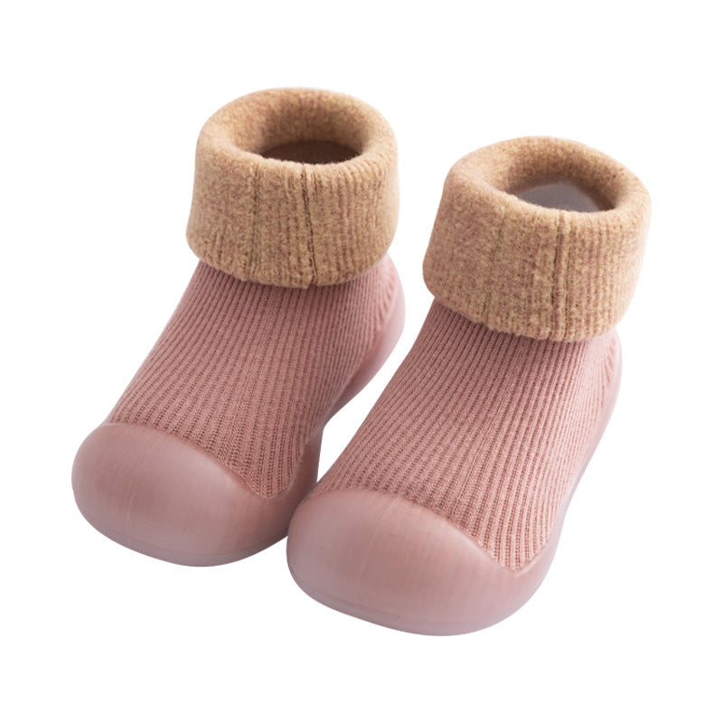 New autumn/winter baby toddler shoes soft bottom non-slip home children's indoor shoes waterproof floor socks socks shoes