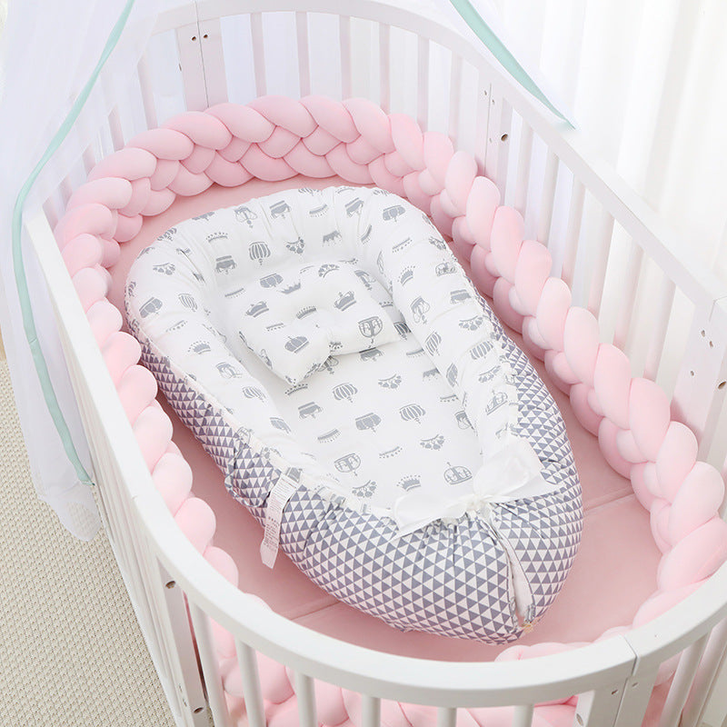 Cross-border hot selling crib portable bed in bed removable and washable baby bed newborn imitation womb wrapped travel bed