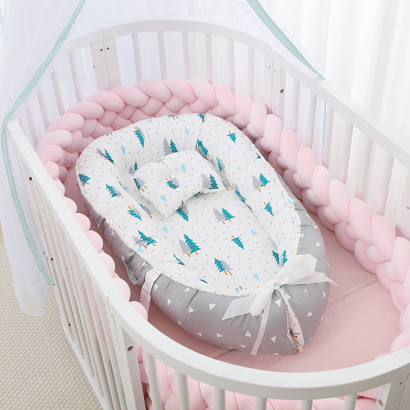 Cross-border hot selling crib portable bed in bed removable and washable baby bed newborn imitation womb wrapped travel bed