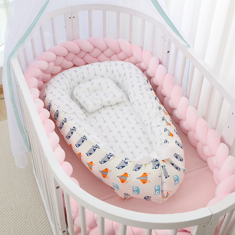 Cross-border hot selling crib portable bed in bed removable and washable baby bed newborn imitation womb wrapped travel bed