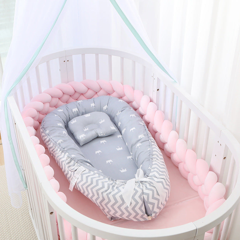 Cross-border hot selling crib portable bed in bed removable and washable baby bed newborn imitation womb wrapped travel bed