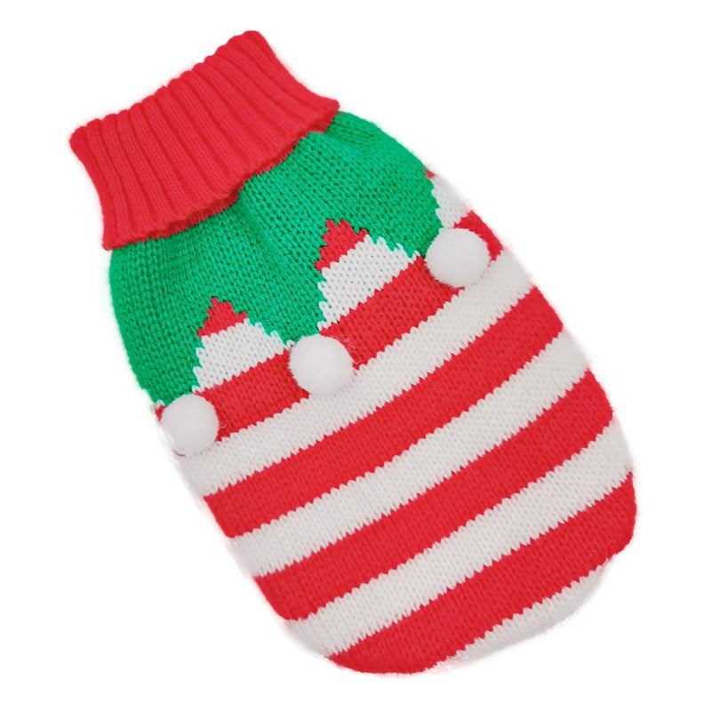 Pet sweater manufacturers in stock Autumn and winter cat and dog clothes Cat and dog sweaters knitted sweaters foreign trade sweaters