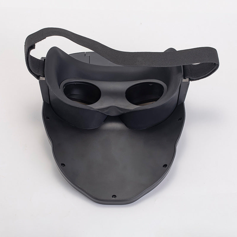 Halloween colorful LED light-up APP mask party party charging diy dynamic light mask bright mask