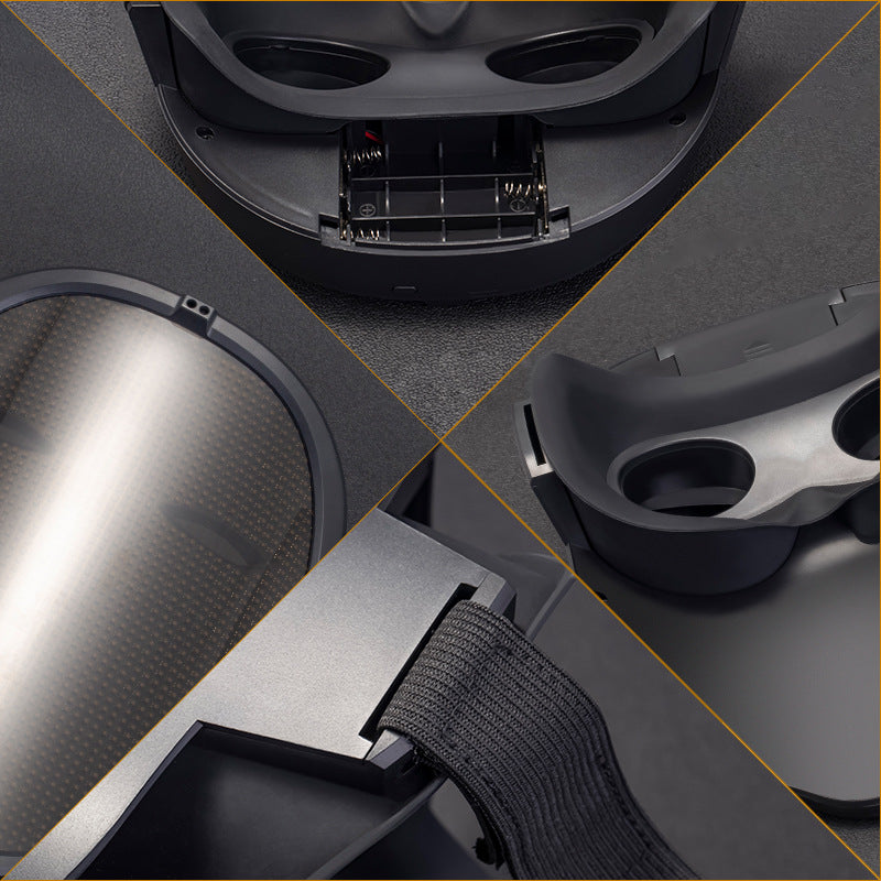 Halloween colorful LED light-up APP mask party party charging diy dynamic light mask bright mask