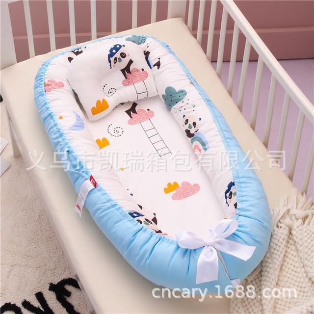 Cross-border hot selling crib portable bed in bed removable and washable baby bed newborn imitation womb wrapped travel bed