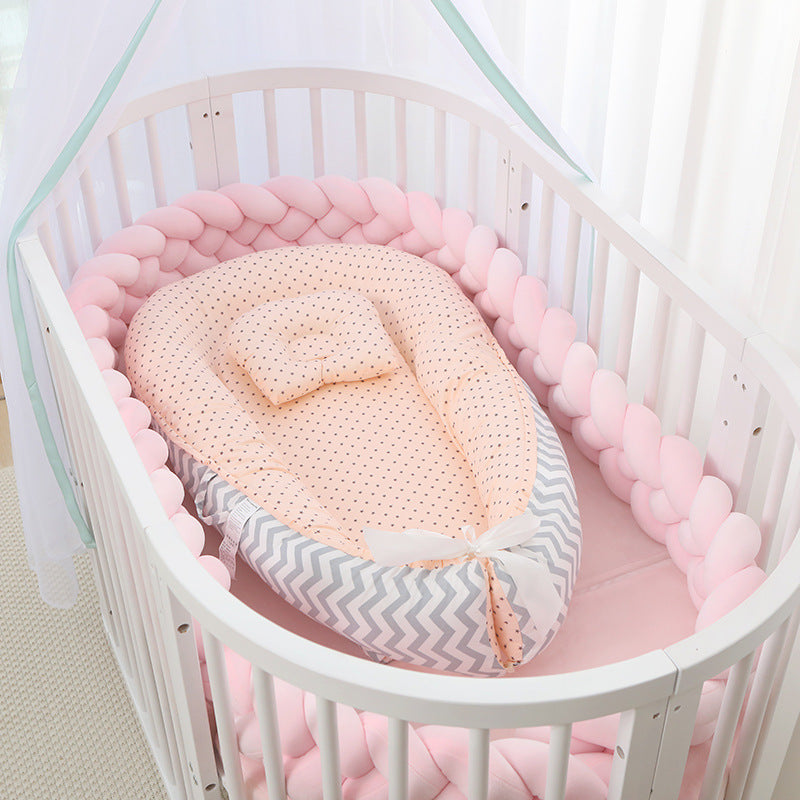 Cross-border hot selling crib portable bed in bed removable and washable baby bed newborn imitation womb wrapped travel bed