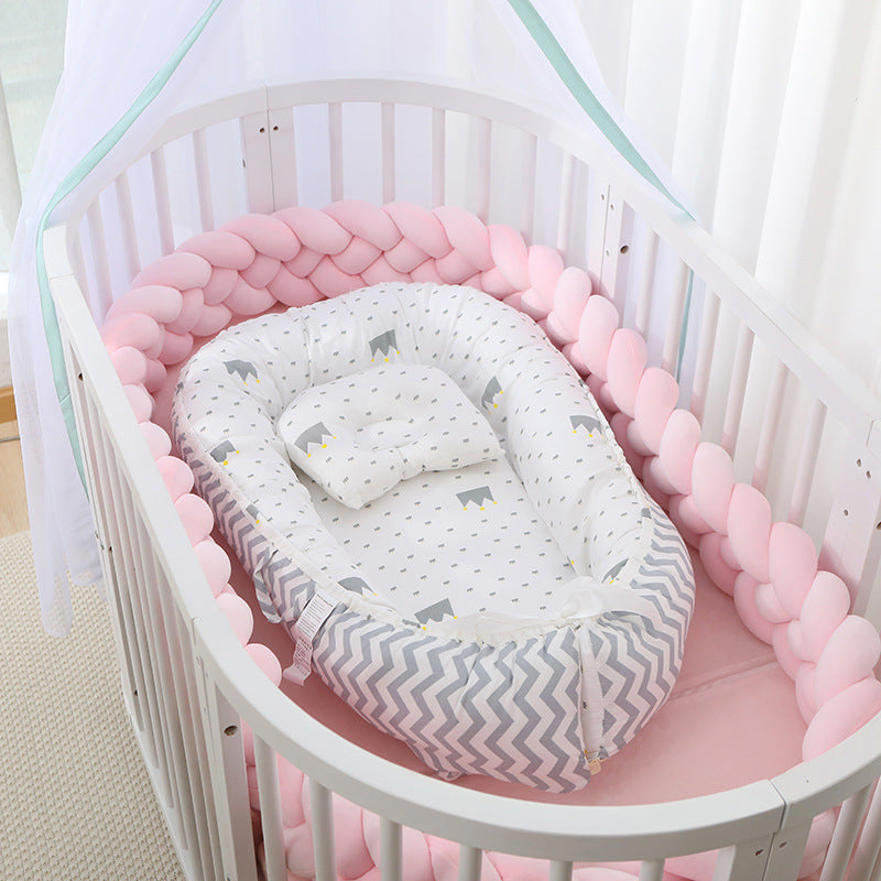 Cross-border hot selling crib portable bed in bed removable and washable baby bed newborn imitation womb wrapped travel bed