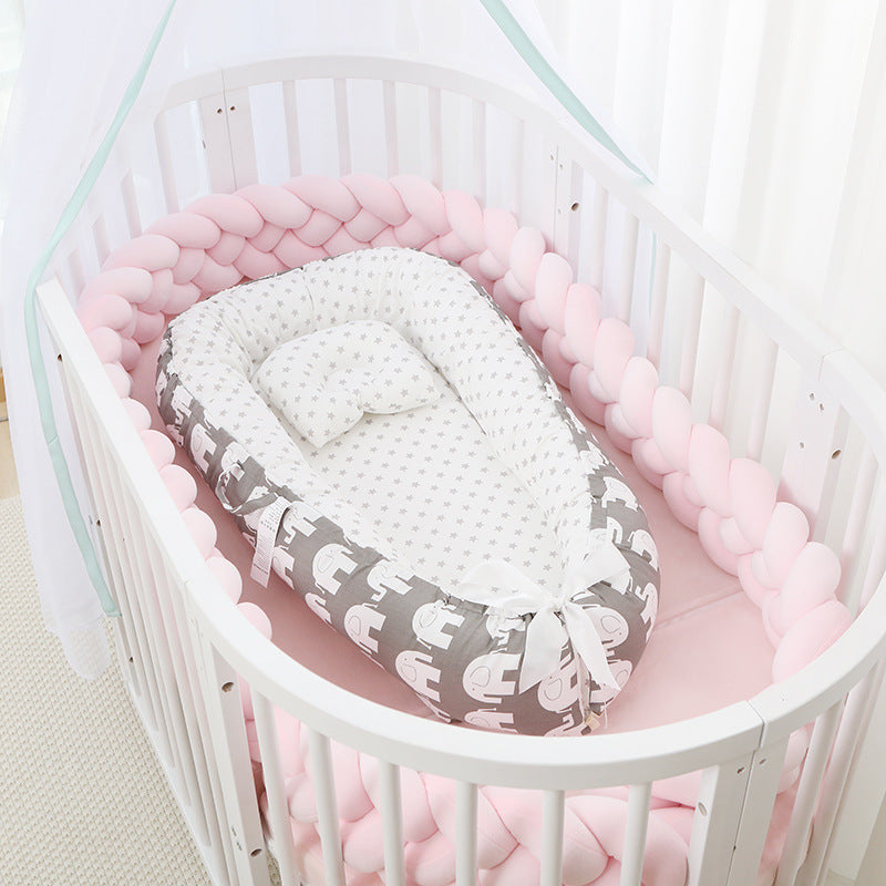 Cross-border hot selling crib portable bed in bed removable and washable baby bed newborn imitation womb wrapped travel bed