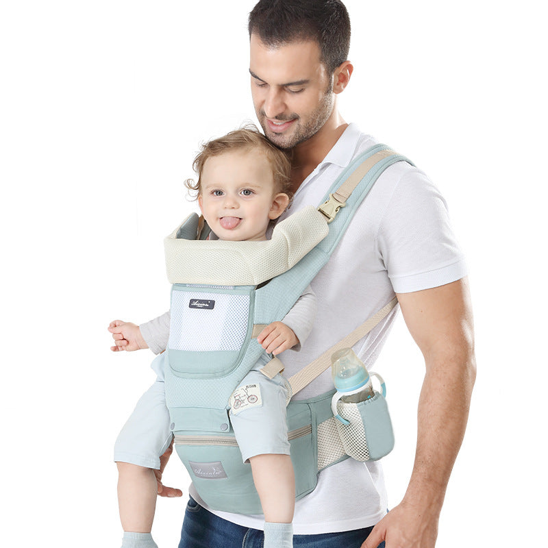 Spot love rabbit baby waist stool pure cotton baby carrier multifunctional summer baby holding artifact large quantity discount