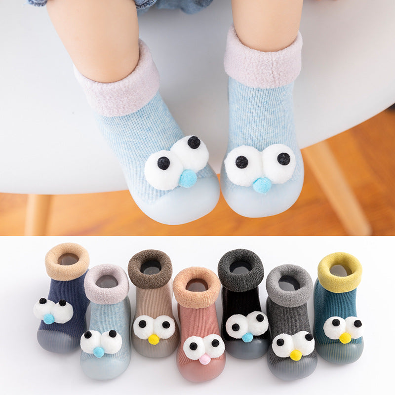 New autumn/winter baby toddler shoes soft bottom non-slip home children's indoor shoes waterproof floor socks socks shoes