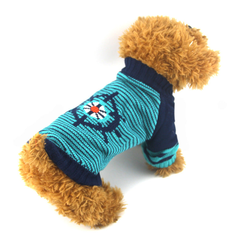 Dog clothes for spring and autumn, Teddy poodle puppy sweaters, New Year and Christmas pet clothes, elk Christmas outfits wholesale