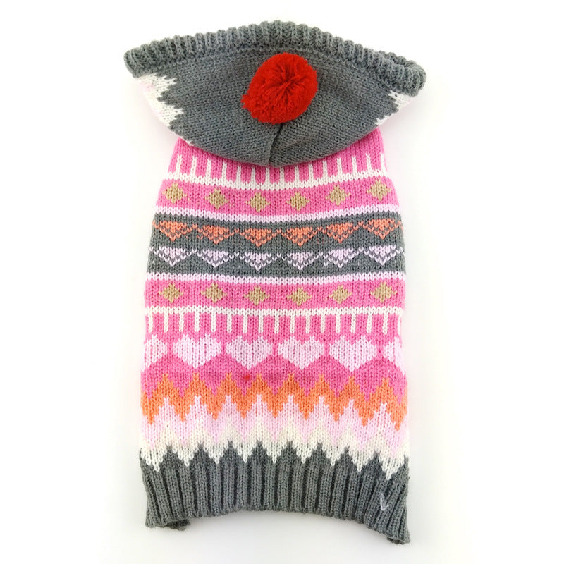 Dog clothes for spring and autumn, Teddy poodle puppy sweaters, New Year and Christmas pet clothes, elk Christmas outfits wholesale