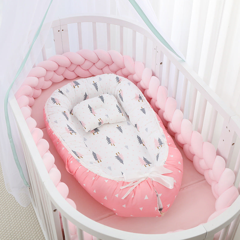 Cross-border hot selling crib portable bed in bed removable and washable baby bed newborn imitation womb wrapped travel bed