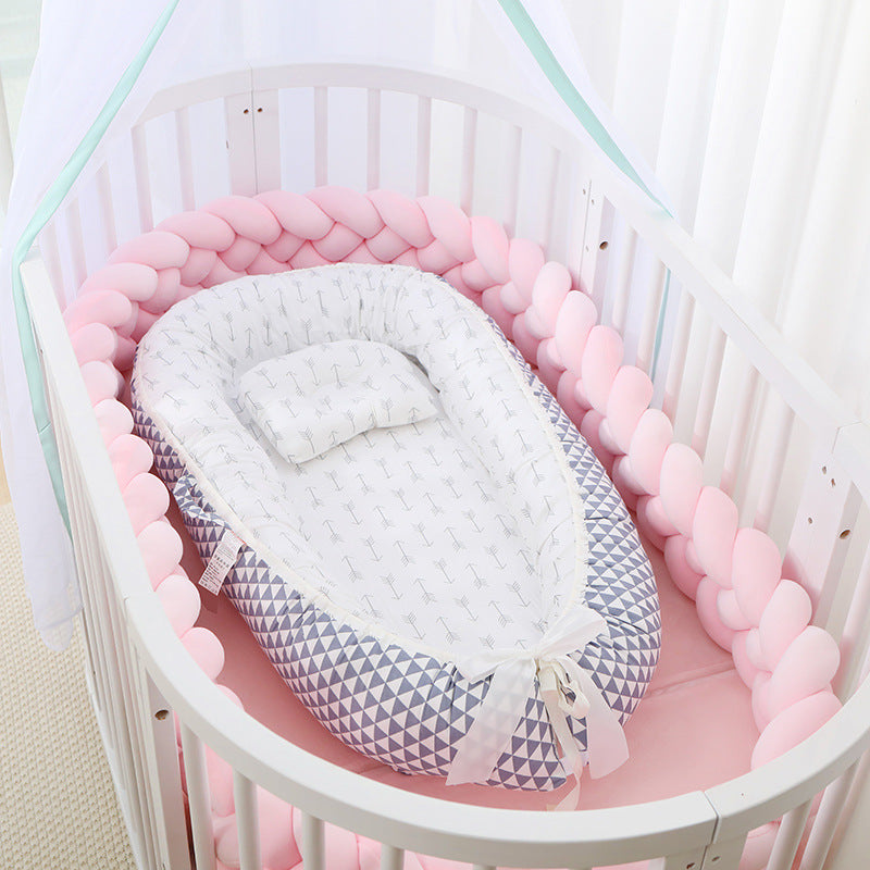 Cross-border hot selling crib portable bed in bed removable and washable baby bed newborn imitation womb wrapped travel bed